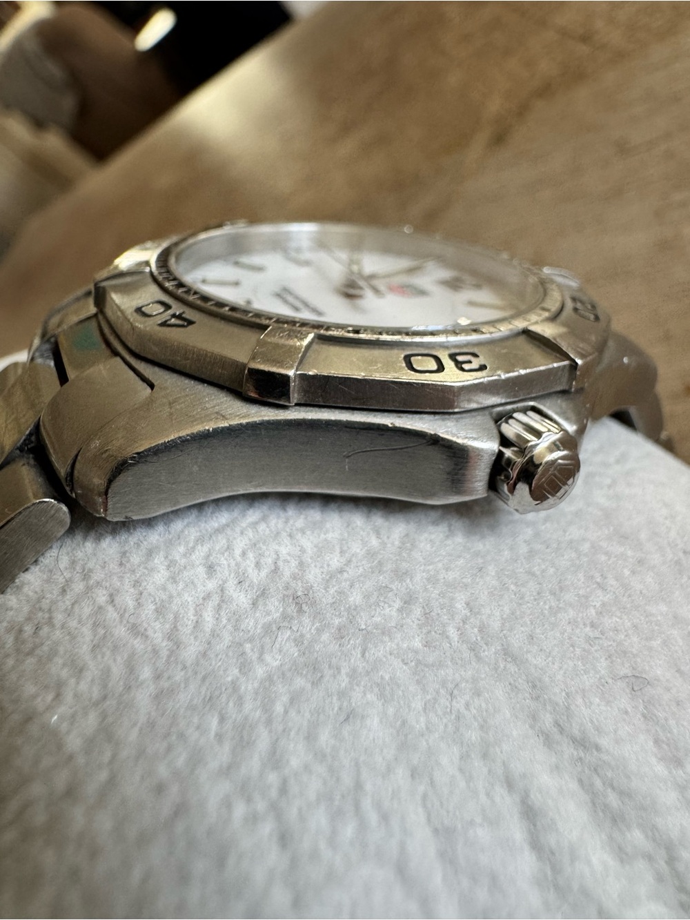 Tag Heuer Aquaracer Stainless Steel Watch - White Dial very sharp - Picture 6 of 14